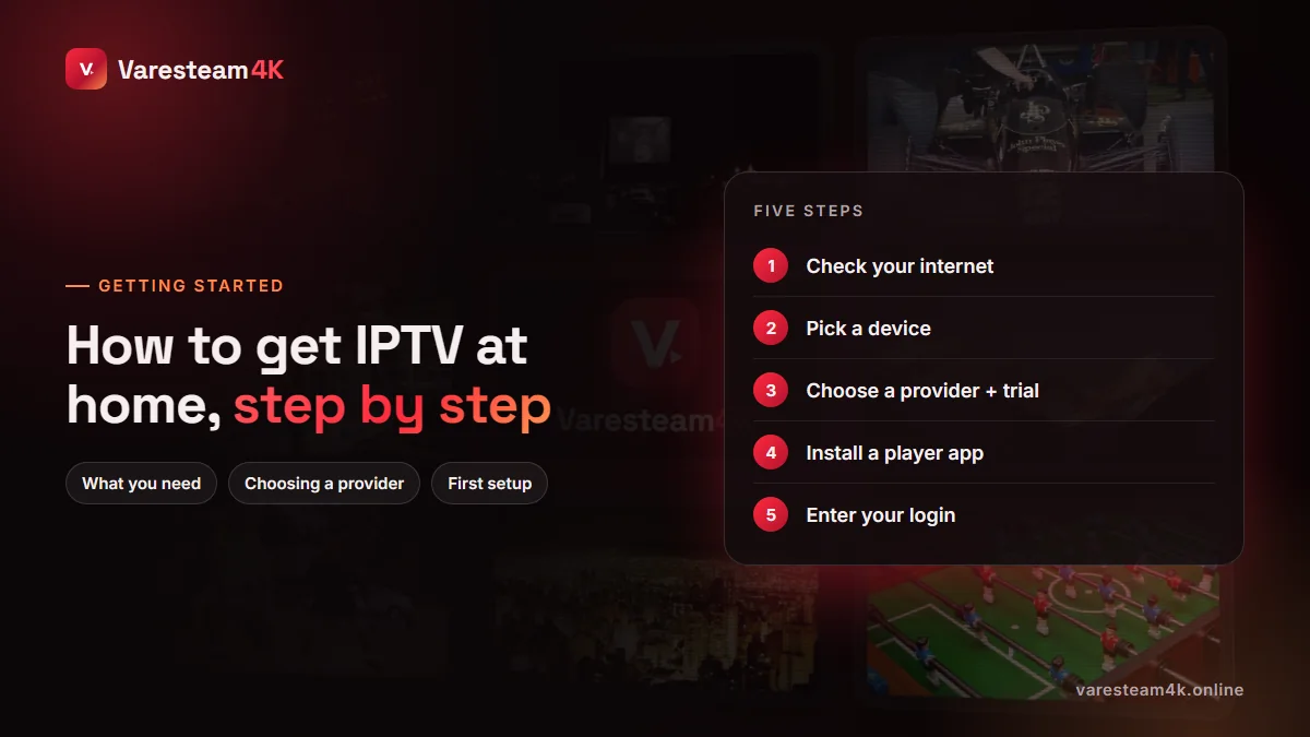 How to get IPTV at home in five steps